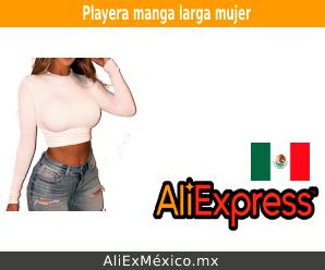 Playera Manga Larga para mujer en AliExpress México