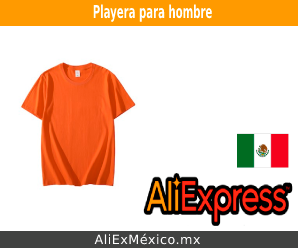 ¿Cómo comprar playera para hombre en AliExpress México?