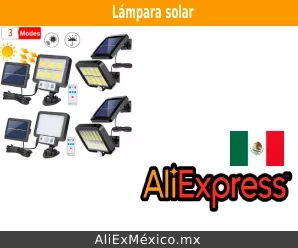 Lámpara solar en AliExpress