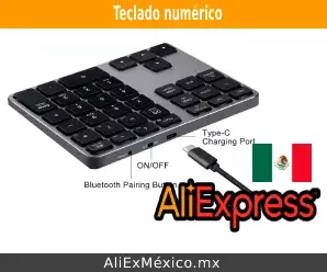 Teclado numérico en AliExpress México
