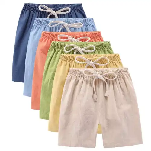 Bermudas de gabardina y algodón para niños en AliExpress México