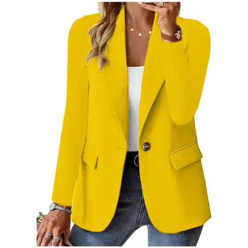 blazer amarillo mujer en AliExpress México