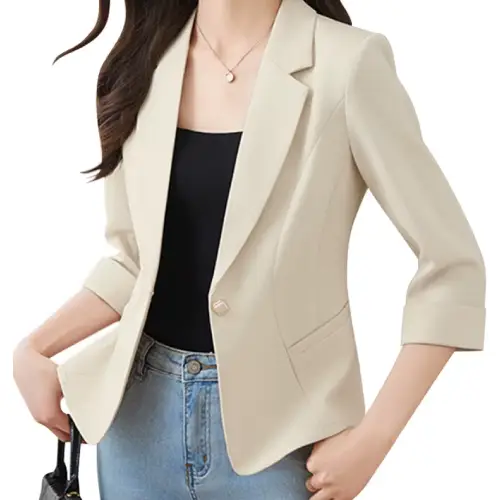 blazer beige de mujer en AliExpress México