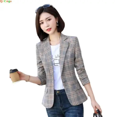 blazer cuadrille mujer en AliExpress México