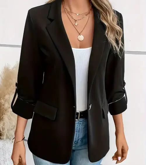 blazer negro de mujer en AliExpress México