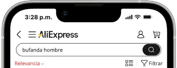 buscar bufanda para hombre en AliExpress México