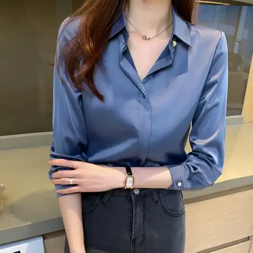 camisa formal para mujer en AliExpress México