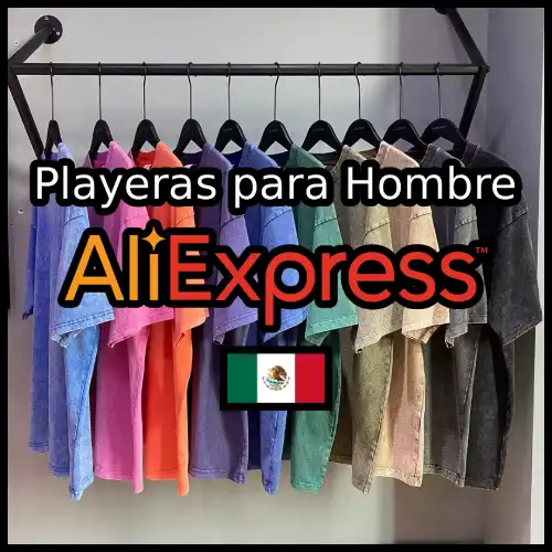 playeras para hombre en AliExpress México