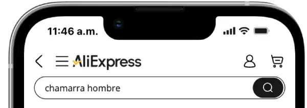 buscar chamarras para hombre en AliExpress México