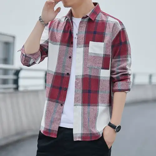 camisa franela de hombre en AliExpress México