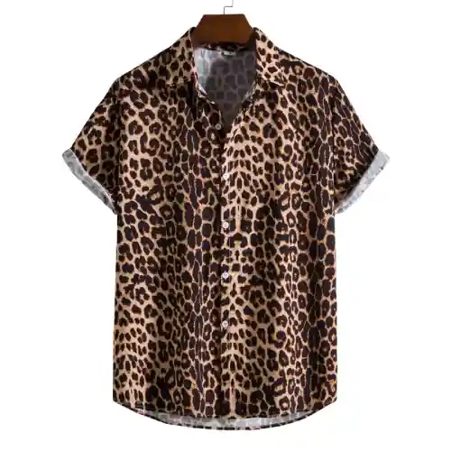 camisa animal print de hombre en AliExpress México