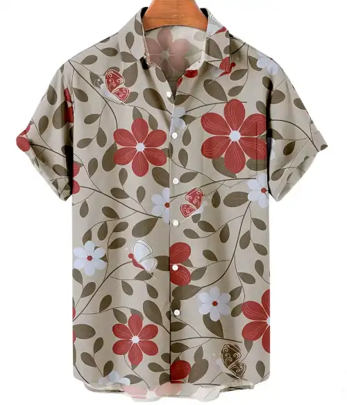 camisa floreada de hombre en AliExpress México