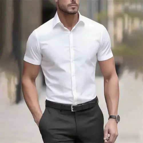 camisa manga corta de hombre en AliExpress México