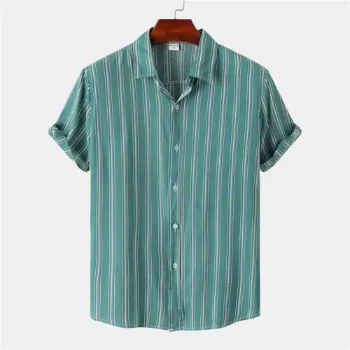camisa rayada de hombre en AliExpress México