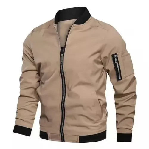 chamarra café para hombre en AliExpress México