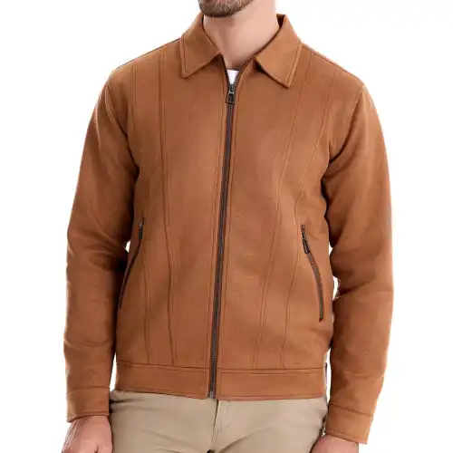 chamarra de gamuza para hombre en AliExpress México