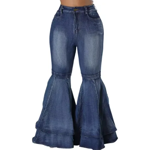 jeans acampados para mujer en AliExpress México
