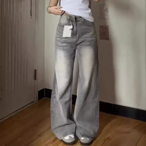 jeans gris para mujer en AliExpress México
