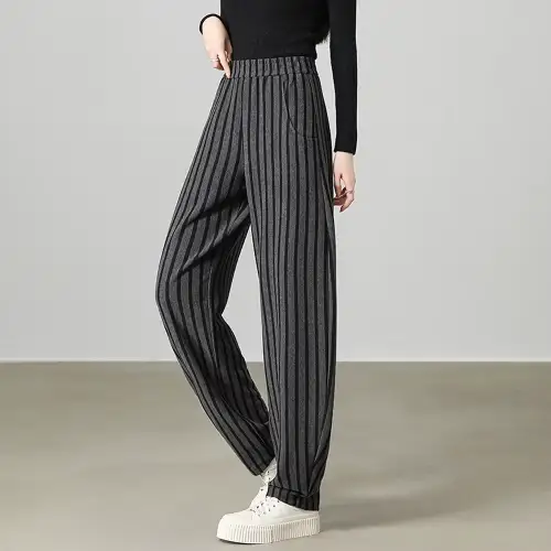 pantalón a rayas de mujer en AliExpress México