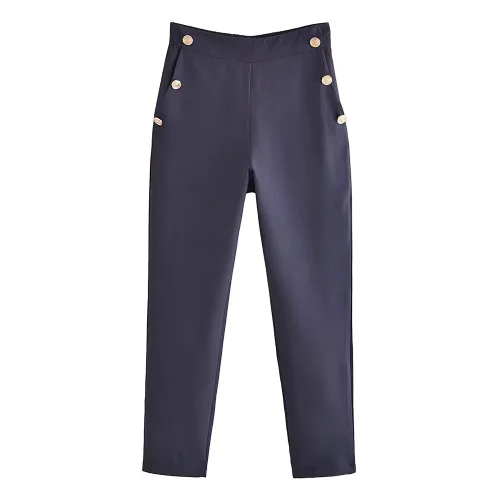 pantalón azul mujer en AliExpress México