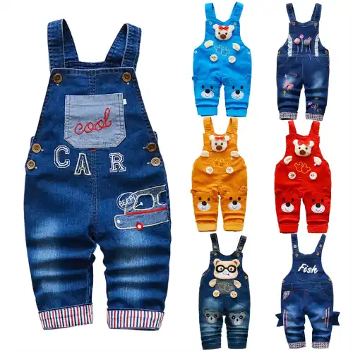 pantalón con pechera para niño en AliExpress México