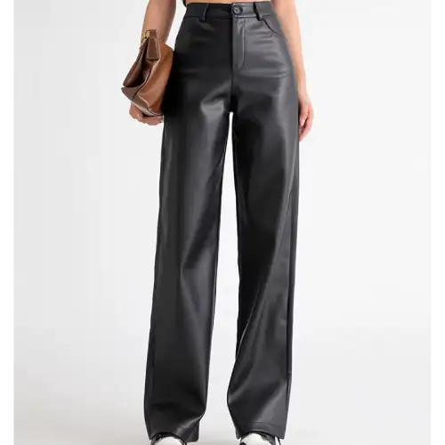 pantalón de cuero mujer en AliExpress México