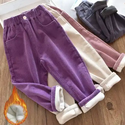pantalón de pana de niña en AliExpress México