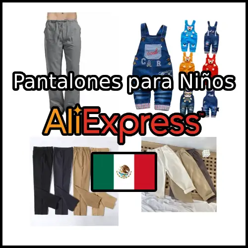 pantalones para niños en AliExpress México