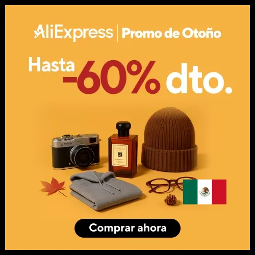 promo de otoño en AliExpress Méxco