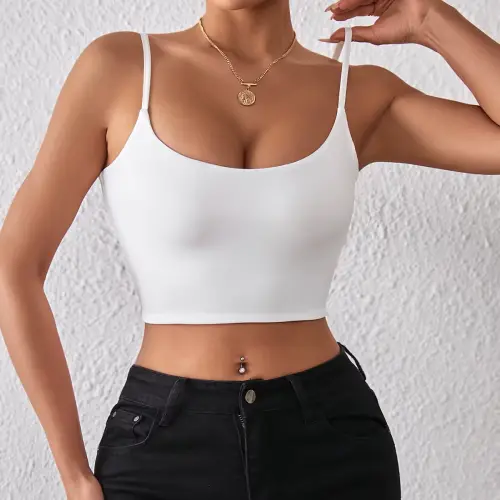 top blanco para mujer en AliExpress México