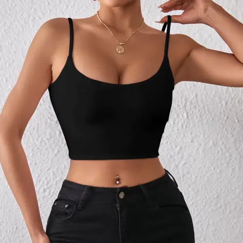 top color negro para mujer en AliExpress México