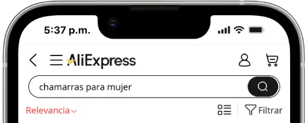 buscar chamarras para mujer en AliExpress México