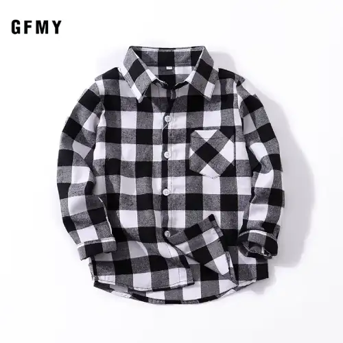 camisas de cuadros para niños en AliExpress México