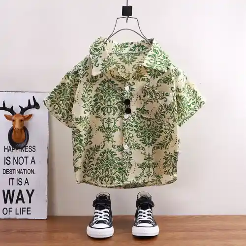 camisas hawaianas para niños en AliExpress México