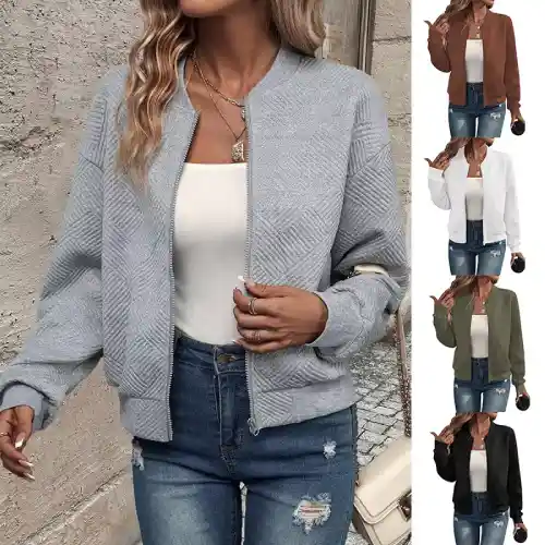 chamarra bomber para mujer en AliExpress México