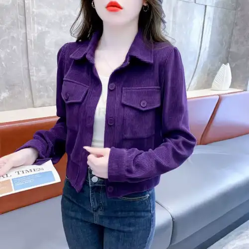 chamarra morada para mujer en AliExpress México
