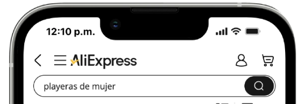 buscar playeras de mujer en AliExpress México