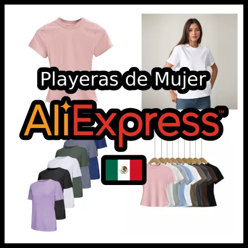 Cómo comprar Playeras de Mujer en AliExpress desde México