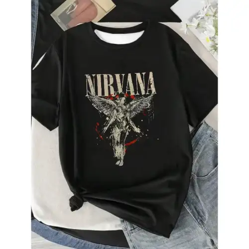 playeras de nirvana para mujer en AliExpress México