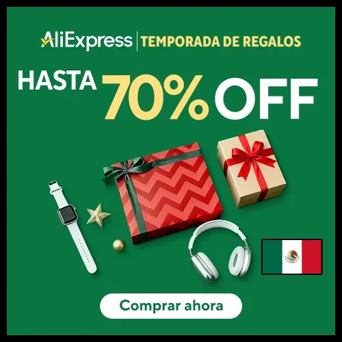 Temporada de Regalos en AliExpress México