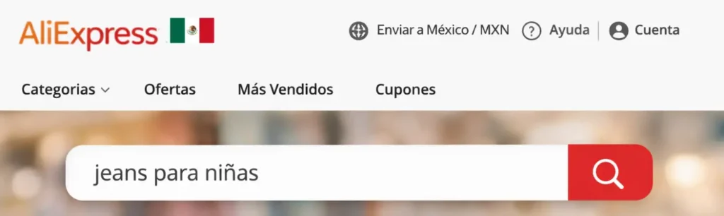buscar jeans para niñas en AliExpress México