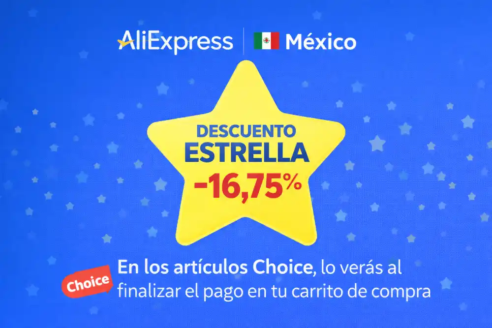 Descuento Estrella en AliExpress México