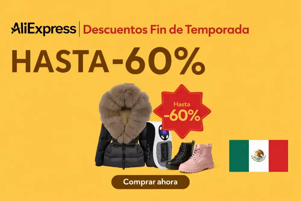 descuentos fin de temporada en AliExpress México