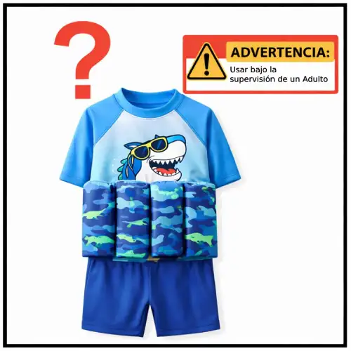 Qué tan seguros son los trajes de baño con flotador para niños