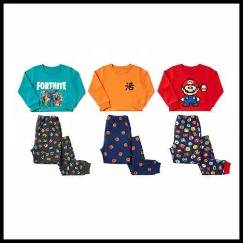 pijamas de fornite goku y mario bros para niños en AliExpress México