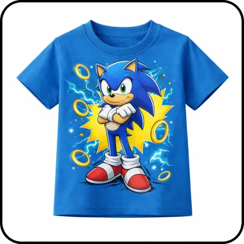 playera de sonic para niños en AliExpress México