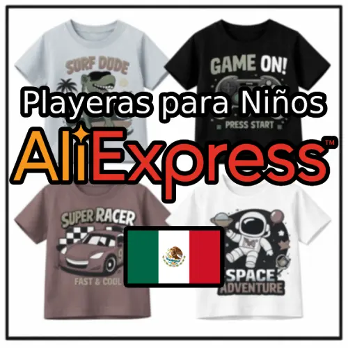 playeras para niños en AliExpress México