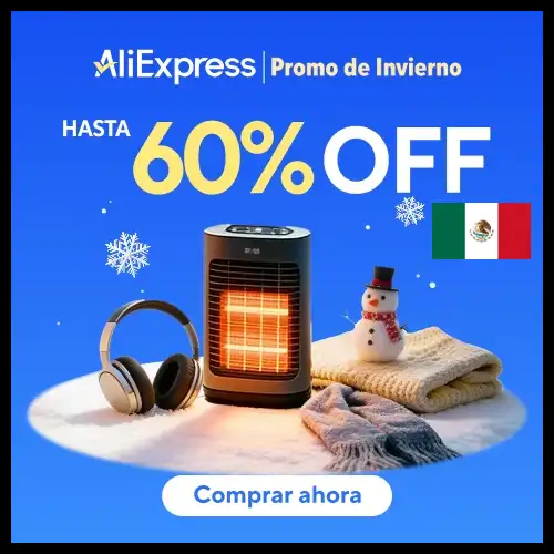 Promo de Invierno AliExpress México: ofertas y cupones