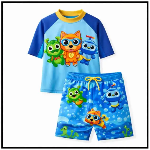 trajes de baño para niños de dibujos animados en AliExpress México