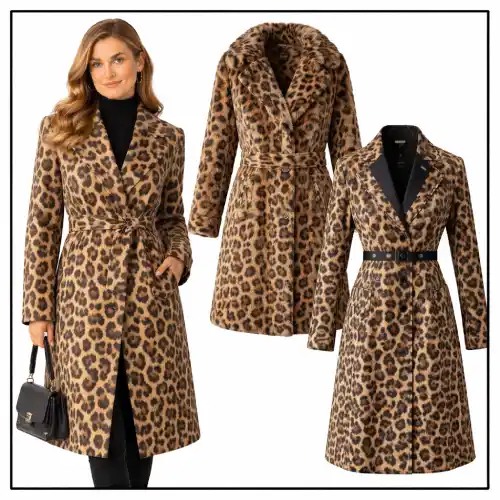 Abrigos animal print para mujer en AliExpress México